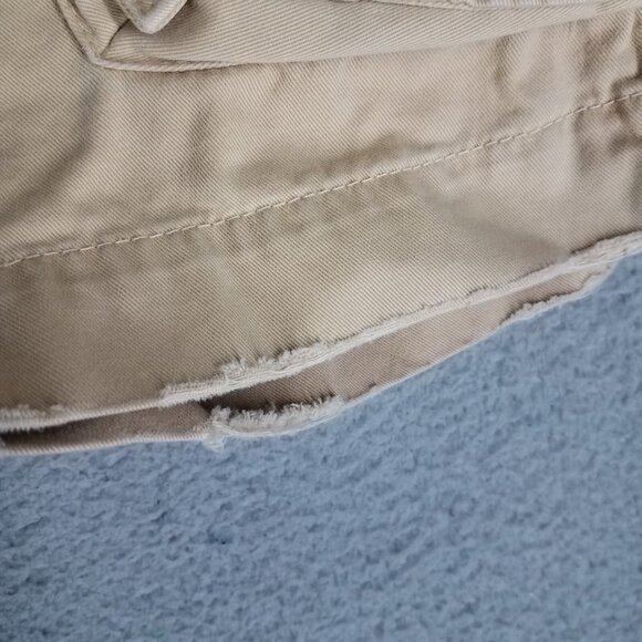 American Eagle Cargo Shorts Men's 33 Heavy Baggy Y2K 12" Khaki Casual Outdoors - Picture 6 of 11